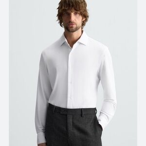 Zara Men's Crisp White Dress Shirt